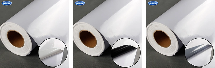 Inkjet Digital Printing Glossy Matte Eco Solvent Printable Bubble Free Sticker for Sticker Machine Self Adhesive Vinyl Roll Printing Materials